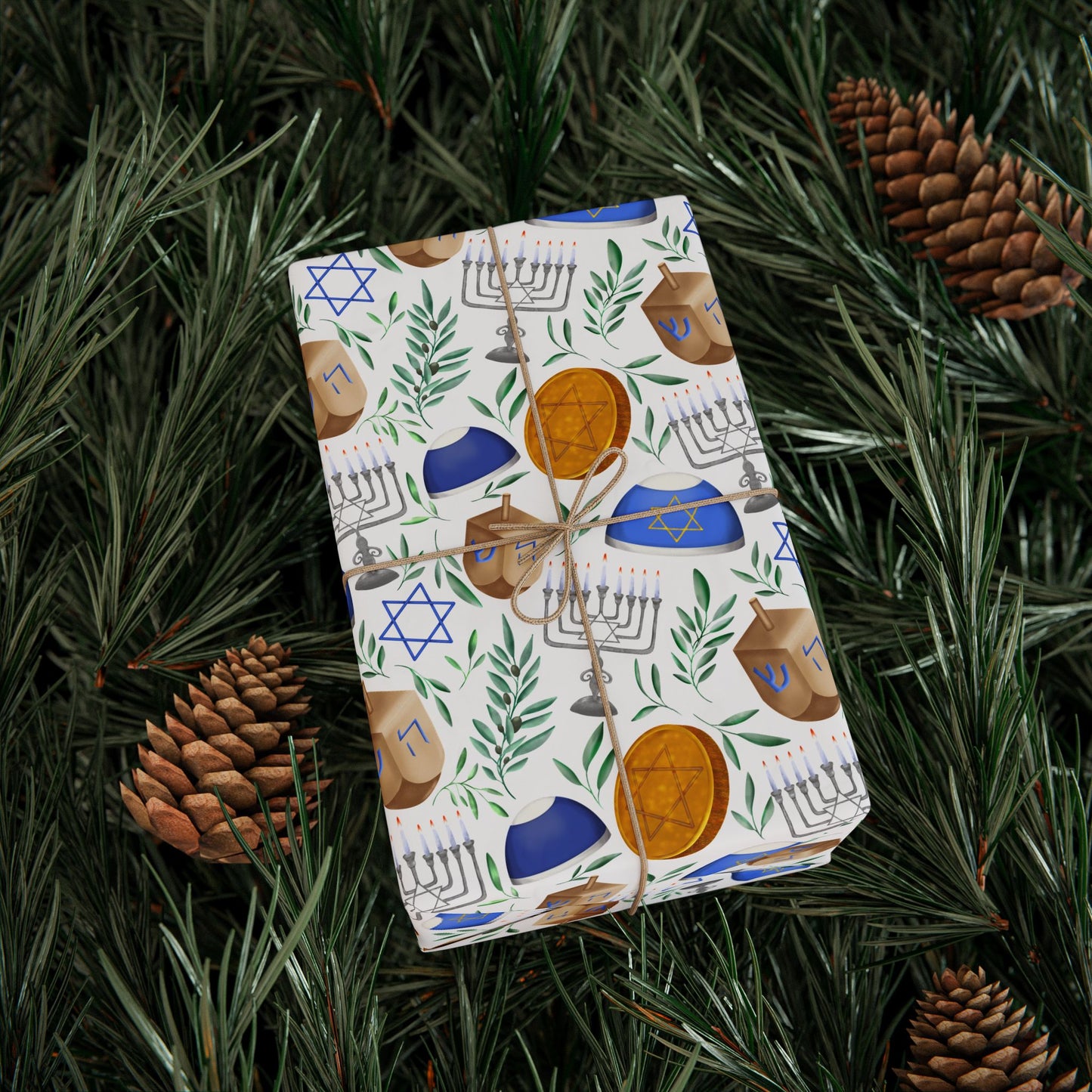 Hanukkah Wrapping Paper